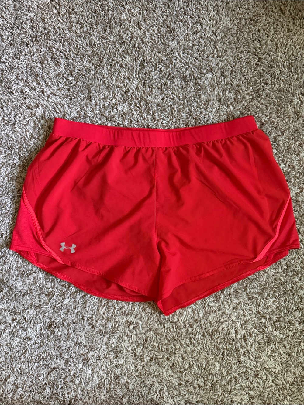 Under Armour Bright Coral Running Shorts